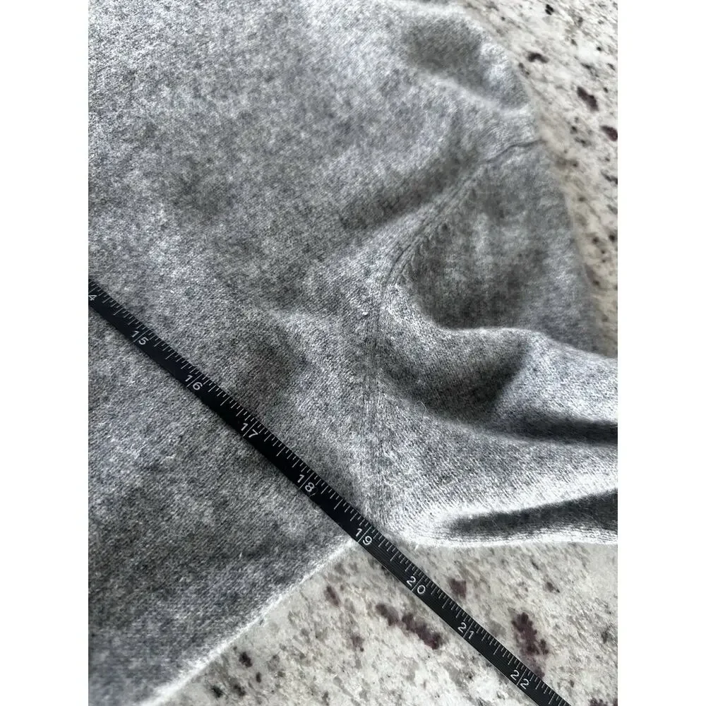 Hunt Club Gray Cashmere Mock Neck Pullover Sweater Men's M Long Sleeve - Picture 6 of 8